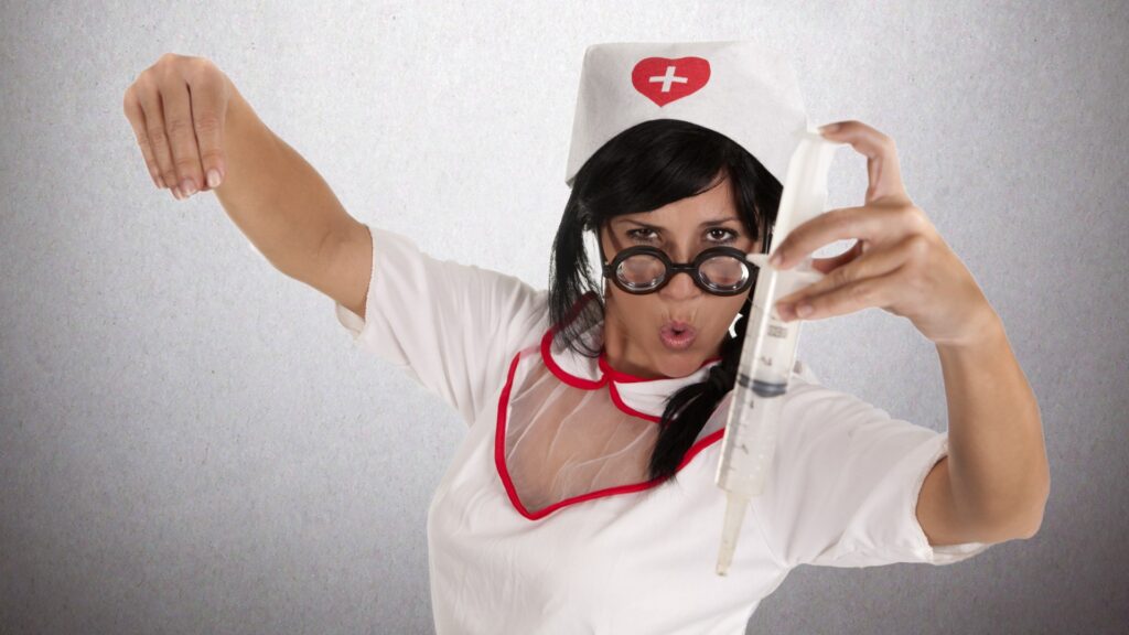 travesti hemşire fantezisi
